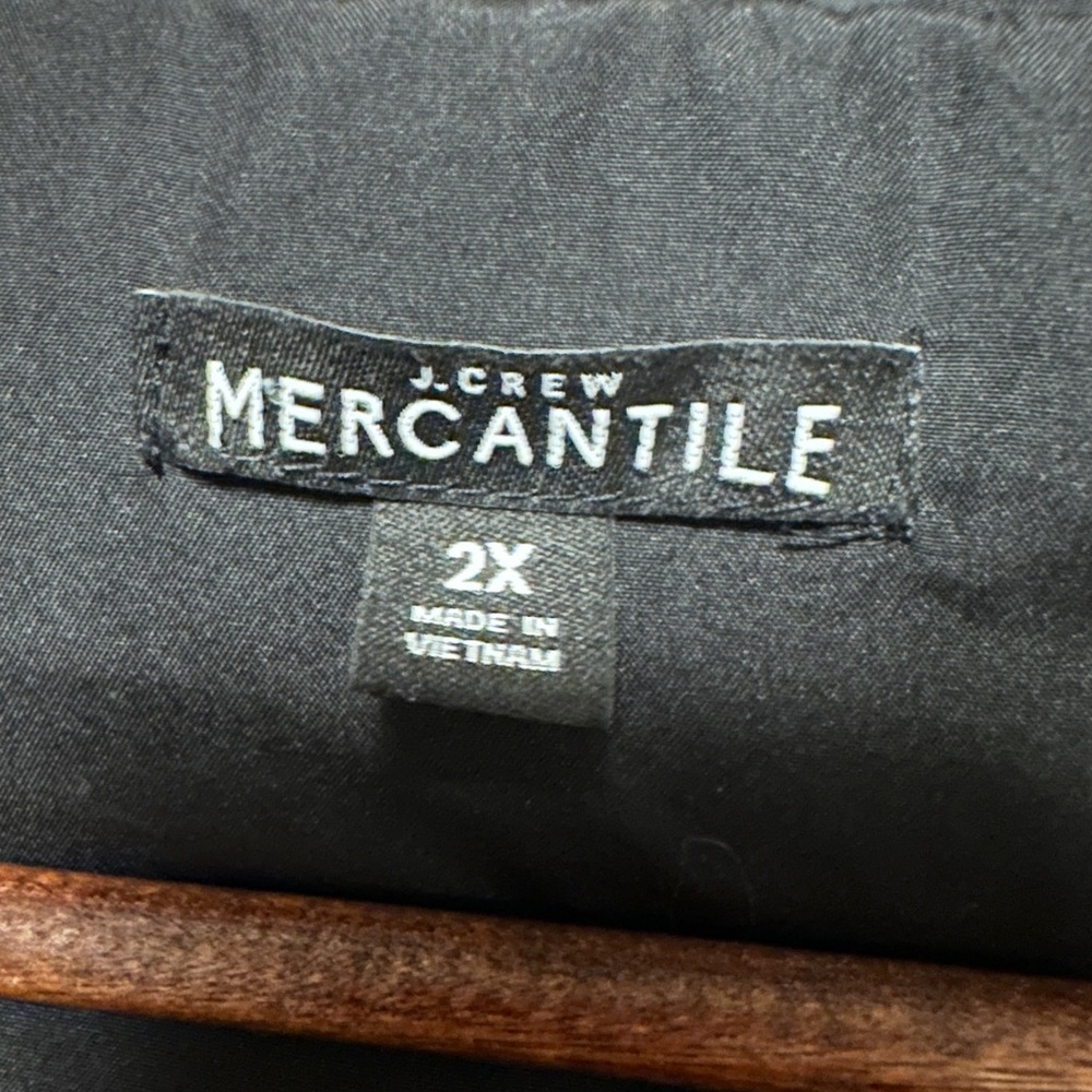 J. Crew Mercantile Long Puffer Coat Black J6870 Size 2X - Picture 9 of 12